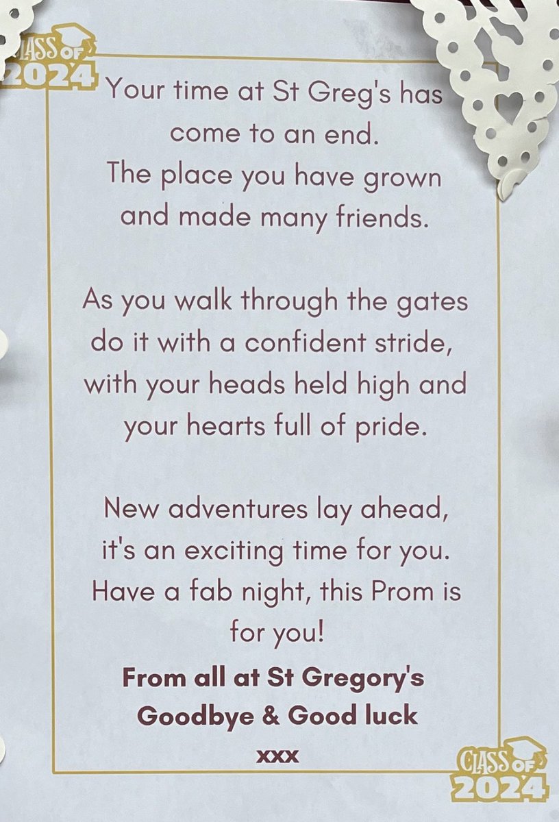 St. Gregory's PTFA tweet media