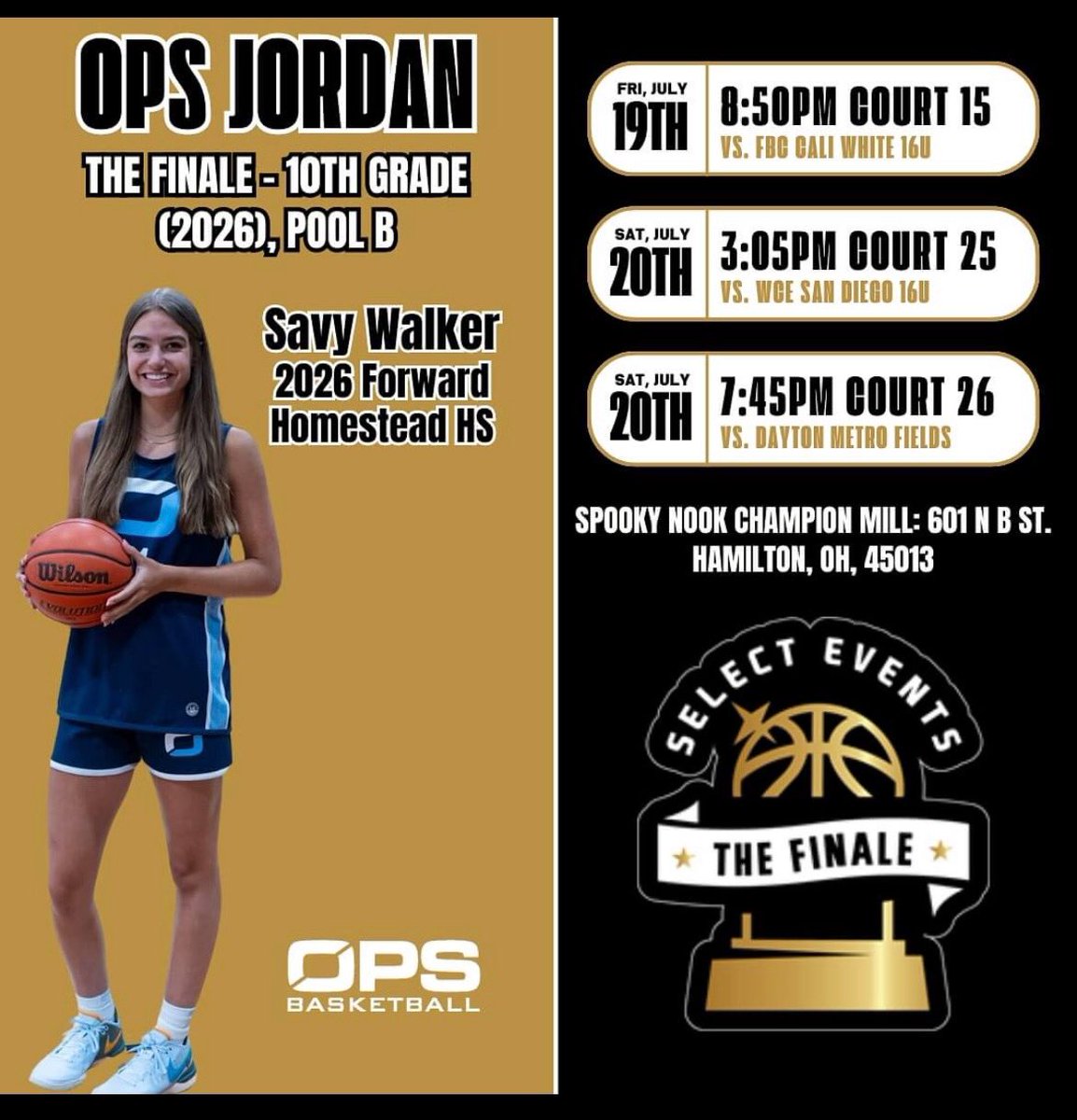 Savannah Walker (@savy_walker_) on Twitter photo Here is my Finale schedule!! Excited for my last tournament of AAU season! <a href="/JustinJordan012/">Justin Jordan</a> @ops_bball Here is my Finale schedule!! Excited for my last tournament of AAU season! <a href="/JustinJordan012/">Justin Jordan</a> @ops_bball