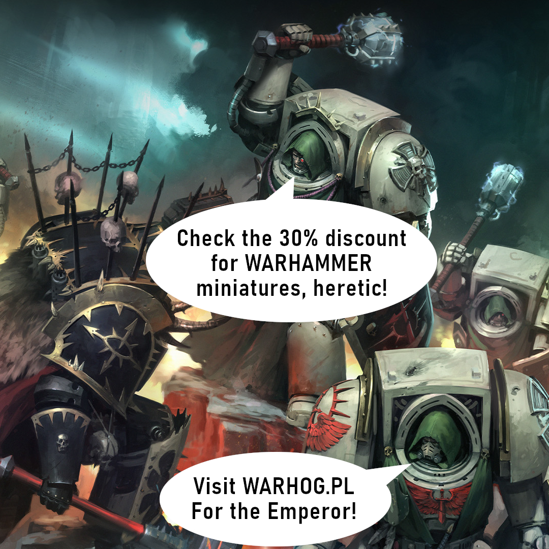 WarhogP's tweet photo. Yup, 30% discount for chosen WARHAMMER miniatures (this includes both WH40k and AoS boxes :) ) 😁
It's a great opportunity to expand your collection 💪

#warhammer #warhammer40k #wh40k #aos #ageofsigmar #theoldworld #playingwarhammer #warhammercommunity #miniatures #wargaming https://t.co/1O9ElDRPev