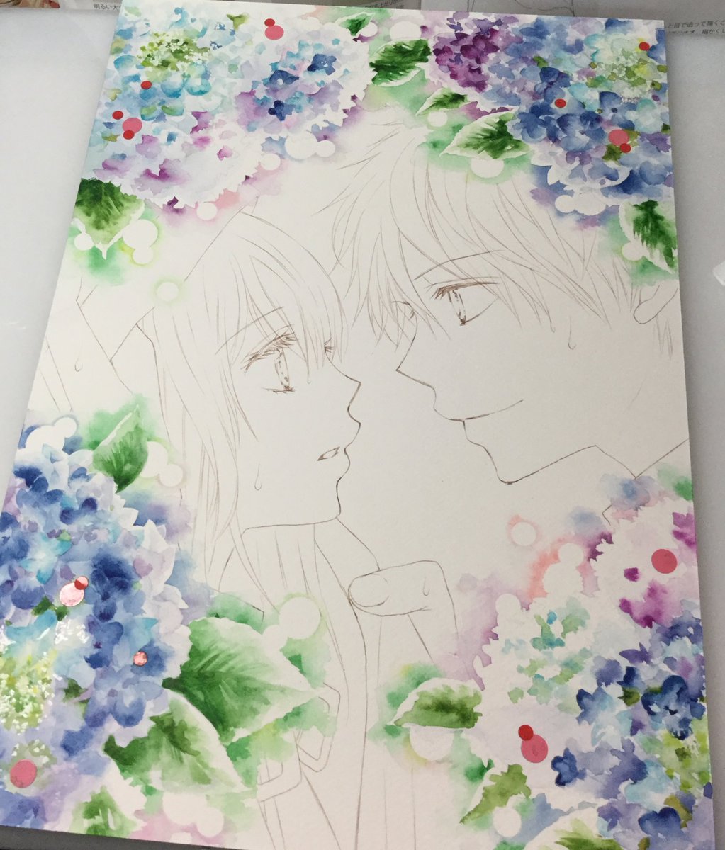 こうなって、こうなって、こうなる #恋降るカラフル #アナログイラスト 