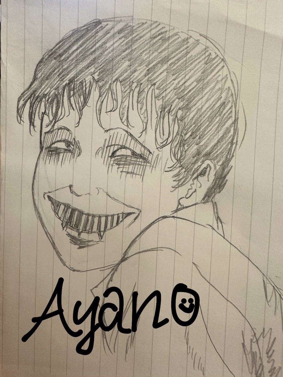 久しぶりにお絵描きしたよ〜🥹
伊藤潤二先生大好きなので、双一くんに初挑戦してみました🫶
友達とお絵描きバトルして、難しいけど楽しかった！また絵描き始めようかな〜✨
