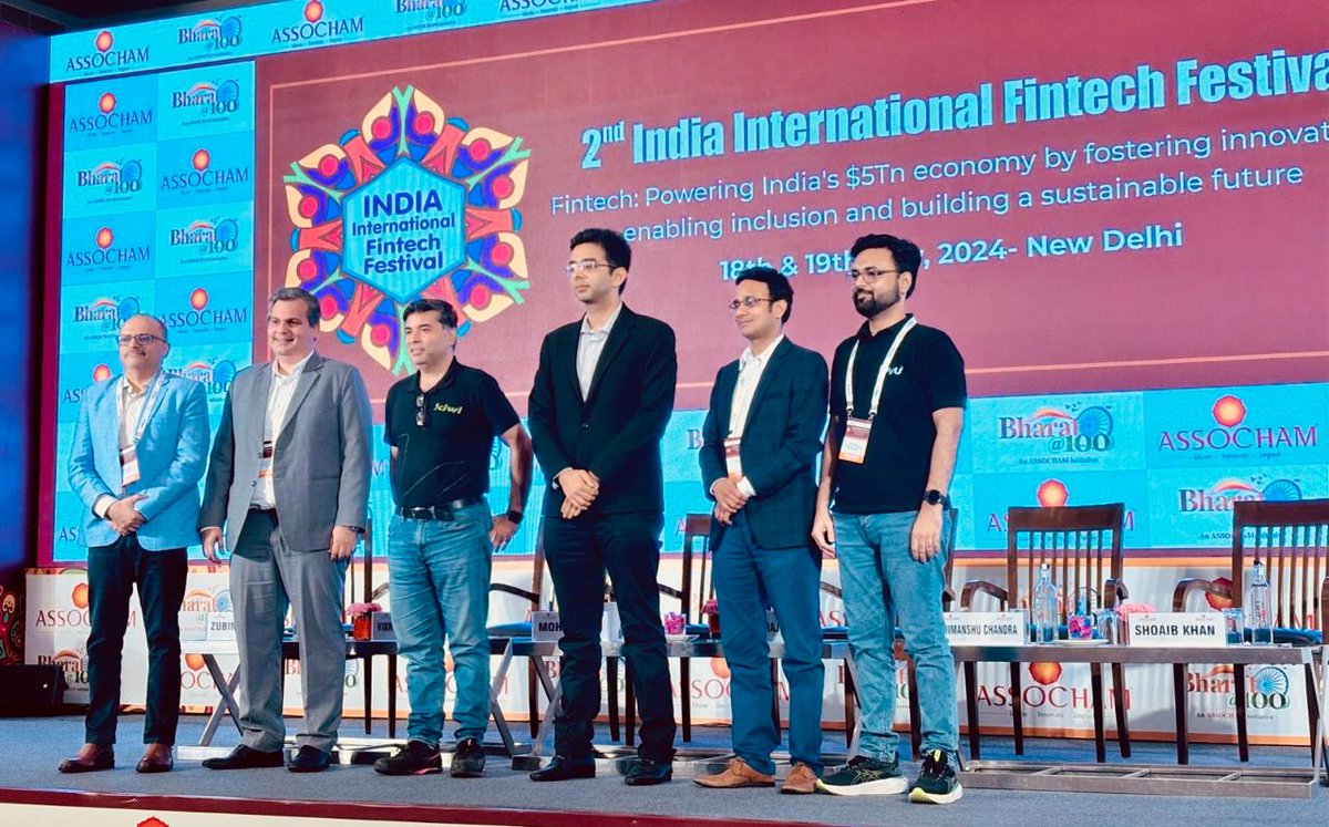 Excited to share #Progcap won "Best-in-Class MSME Lending Startup" at the India Int’l Fintech Fest ‘24 by <a href="/ASSOCHAM4India/">ASSOCHAM</a>! Thank you for the honour!

Co-founder Himanshu Chandra also joined a panel, sharing insights on the future of unsecured loans and innovative business models.
