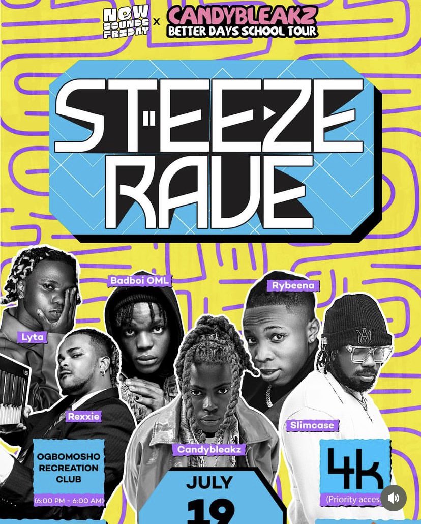 vdjaryz's tweet photo. I'm excited to be back this summer plaving the iconic @Nowsoundsfriday x @iamcandybleakz #Steezerave - July 19th ! Tickets At The Gate! Tell the squad! Can't wait
ππ https://t.co/b3gRTHWRhy