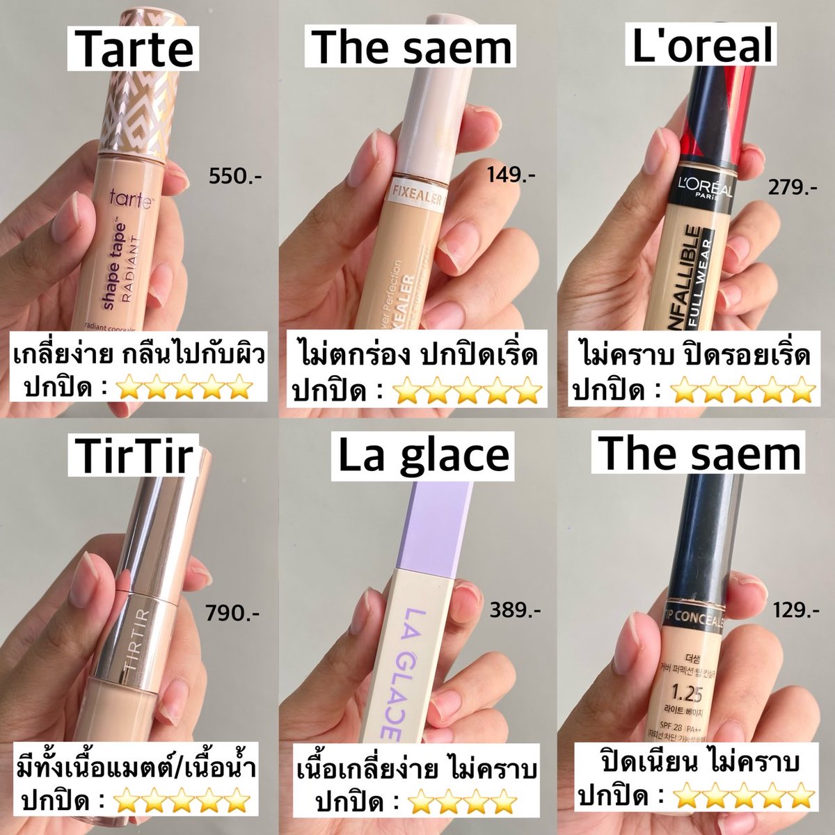 jellyinth's tweet photo. เธรดรวม Concealer ทุกตัวที่มี💖ตัวไหนเนื้อดี ปิดรอยดำรอยแดงจากสิว ความคล้ำใต้ตาใด ๆ ได้กริบบ บอกหมดไม่มีกั๊กก!

เก็บโค้ดก่อนไปช้อป
https://t.co/HlyNb6WgZe