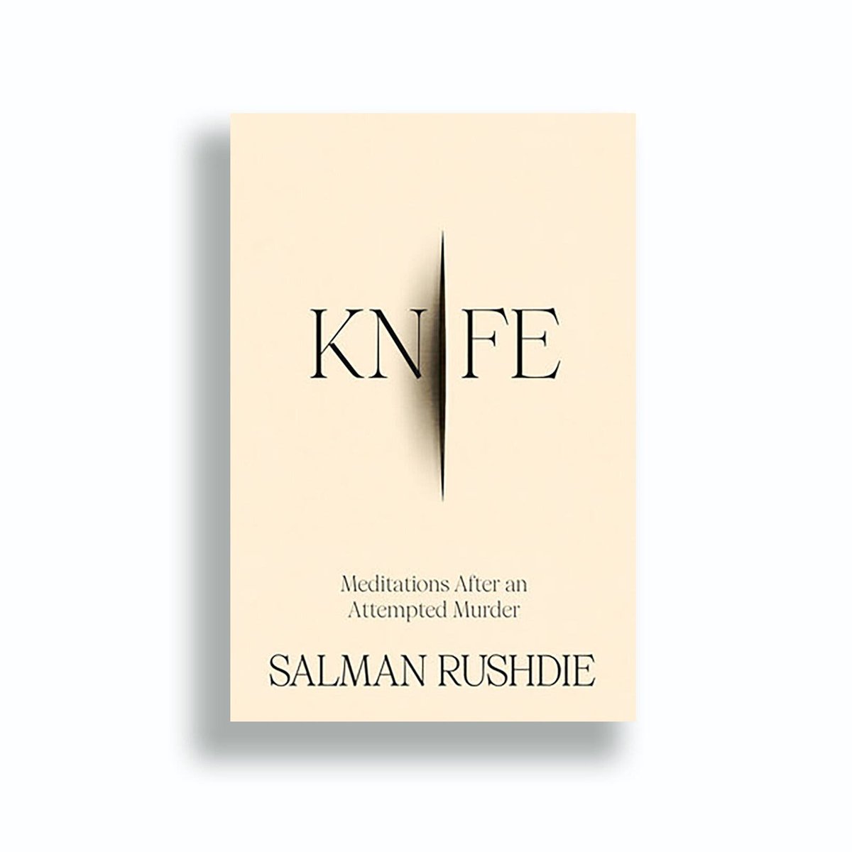 Coverfeel's tweet image. ปกที่อธิบายสิ่งที่ผู้เขียนได้ประสบ

Salman Rushdie -- Knife