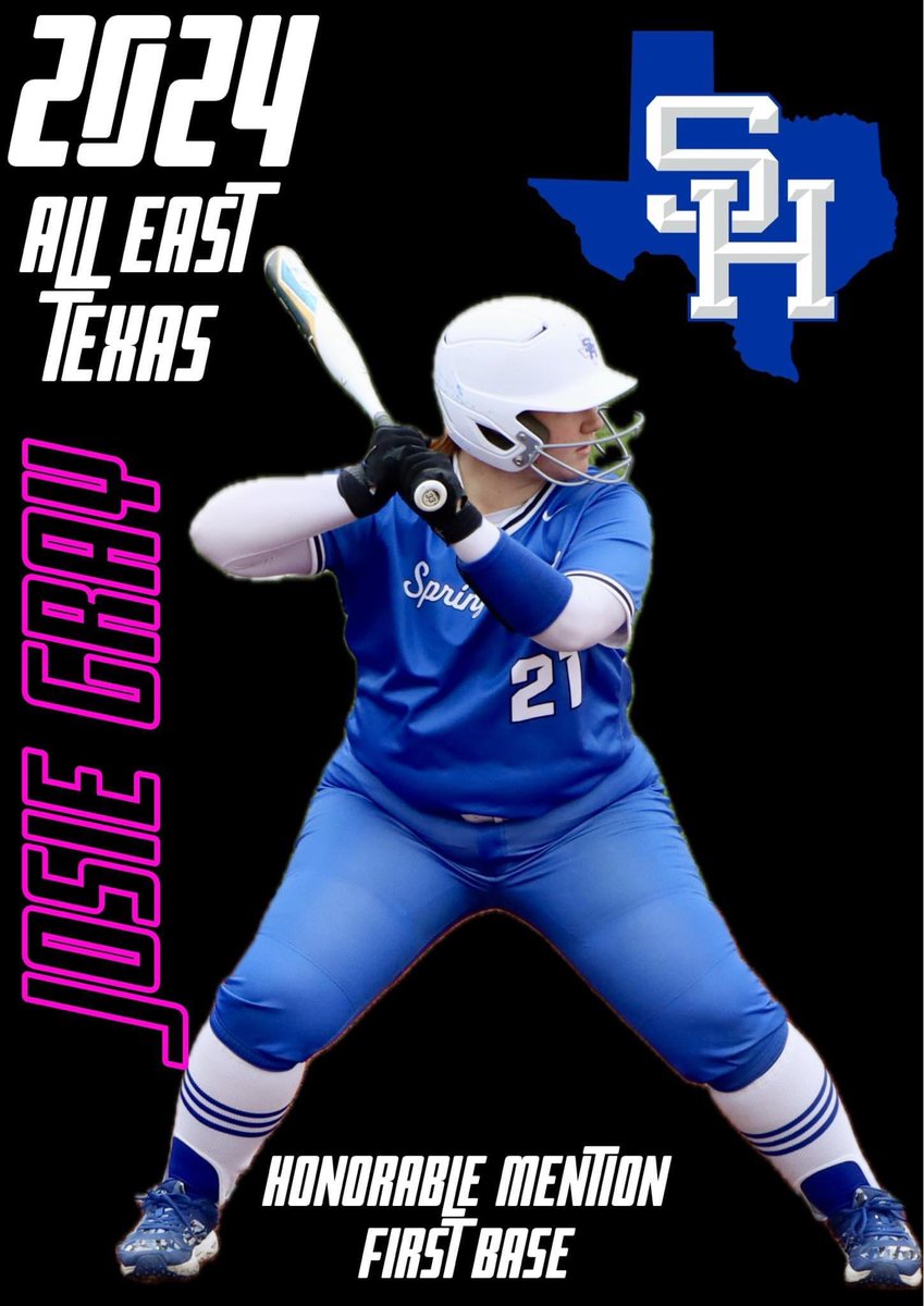 SHPantherSB's tweet photo. Congratulations to our Lady Panthers on their 2024 All East Texas Honors! 💙🐾🥎 https://t.co/7i7EK2erBW