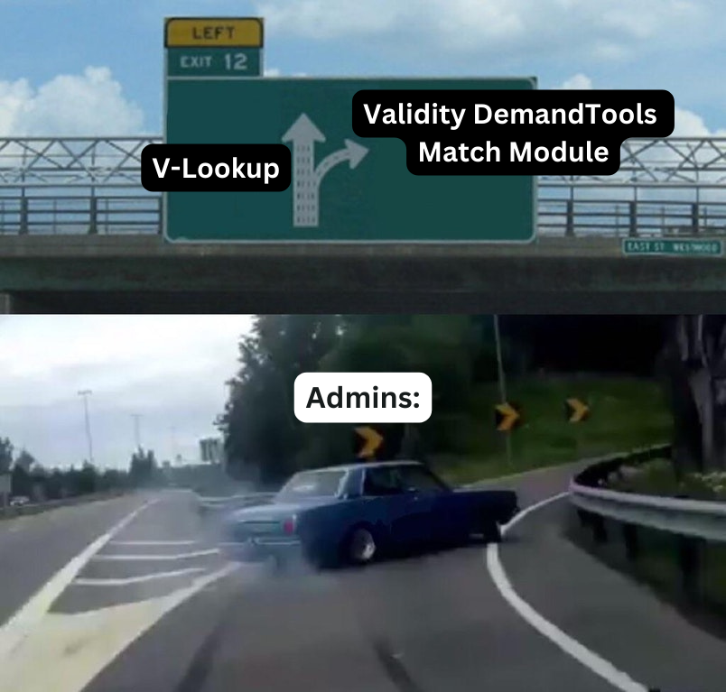 The DemandTools Match module can help you easily find matches between spreadsheets and Salesforce records with over 20 exact, fuzzy, and customizable matching algorithms, as well as augment your spreadsheet data with info from the Salesforce record.  

validity.com/demandtools/da…