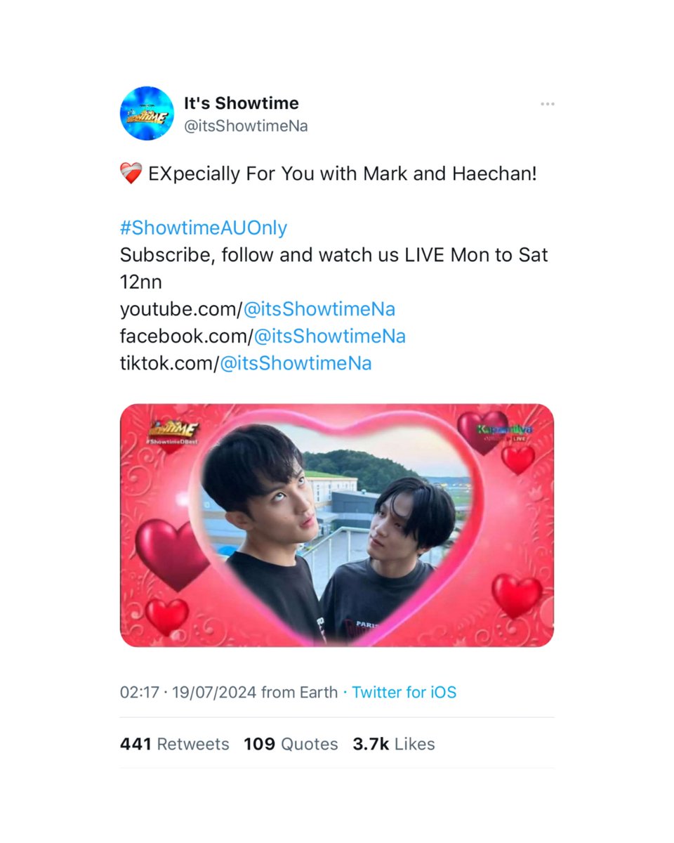 EXpecially 4 ü,
#markhyuck / #mahae mini au.