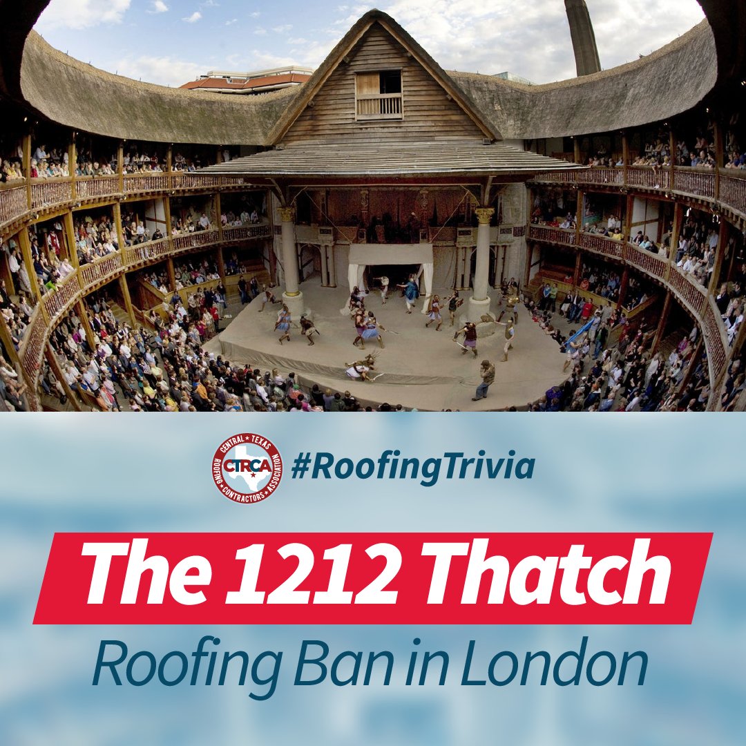 CTRCA_tx's tweet photo. In 1212, after a devastating fire that killed thousands, King Edward III of England banned thatch roofs in London
For those who don’t know, thatch roofing is made of dried vegetation, such as straw or reeds, layered to create a waterproof and durable material
#CTRCA #CentralTX https://t.co/5VZPL2GBd5