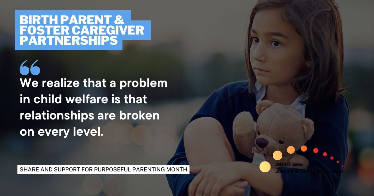 CBLCC_ACF's tweet photo. July is Purposeful Parenting Month! Check out our learning module about Birth Parent & Foster Caregiver Partnerships from a family systems perspective.
https://t.co/dxf6B7Fof8
#fostercaregiver #birthparent #caregiver #fostercare https://t.co/r6EkjiINAg