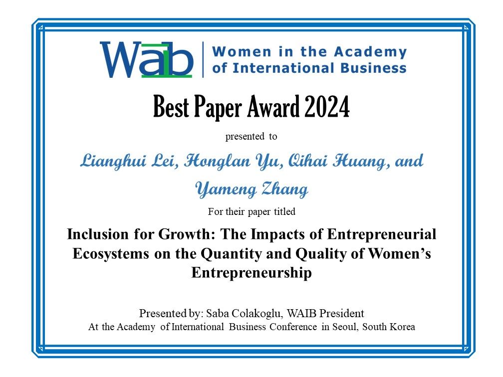 WAIB (Women in the Academy of Int'l Business) tweet media