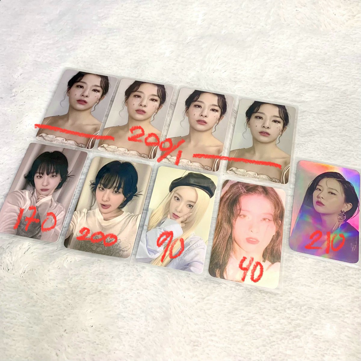 gusi ini fix pricenya yaa~

TAKE ALL ONLY 1.510.000 IDR
dom jakbar
yang mau opshare monggo🤞🏻
not inrush jadi santai saja sharingnya🫶🏻
OIYA seingetku beberapa pc ada yg ga 100% good condi, tapi nanti aku check in lagi! terus juga kalo abis itu mau nego juga boleh banget kok!!