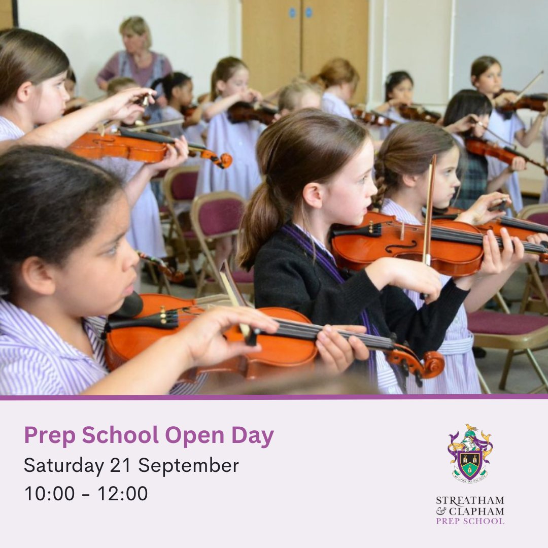 Join us for our #PrepSchool #OpenMorning on Saturday 21 September. Prospective families can meet our Head of Prep and Senior Leadership Team, as well as enjoy a pupil-led tour. Reserve your spot now: schs.gdst.net/events/prep-sc…

#streatham #earlyears #juniorschool