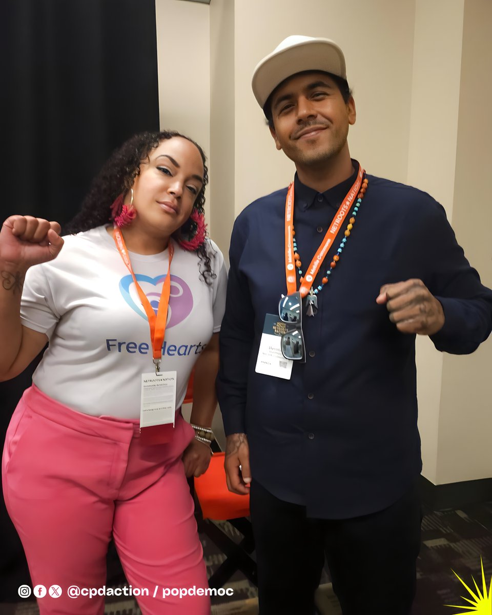 popdemoc's tweet photo. We were excited and honored to represent at @Netroots_Nation for #NN24 this past week.
Everyone showed out this year- on a panel about the deep organizing we need to #HouseEveryOne, at @ppls_coalition's documentary screening for We The People’s Process, and closing celebration. https://t.co/gqAf2Yr7rU
