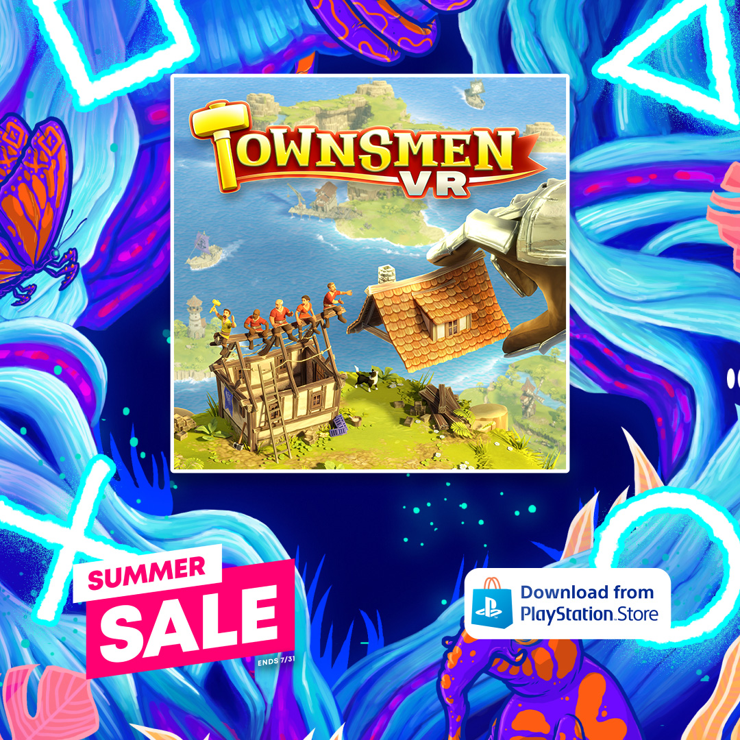 handy_games's tweet image. Townsmen VR has never had such a hot discount! 🔥

Want to feel like you're on holiday creating the ideal island and see how others work? Get this sensational vr game for only 75% off for #PlayStation VR during Summer Sale!

store.playstation.com/en-us/product/…

#TownsmenVR #PlayStationVR2
