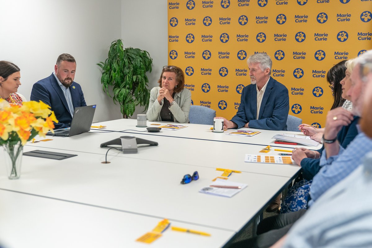 “I look forward to continuing to work with the charity and their partners to ensure everyone has support through death, dying and bereavement across Wales," said <a href="/Eluned_Morgan/">Eluned Morgan</a> after her visit to our Bocam Park office today. She was joined by <a href="/huw4ogmore/">Huw Irranca-Davies</a> - thank you both.