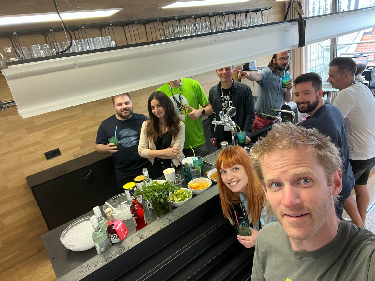 collibra's tweet image. Our team in Prague celebrated 16 years of Collibra cocktails, mocktails, good food, and great times. Na zdraví to more memories and milestones together! 🚀 #OneCollibra
