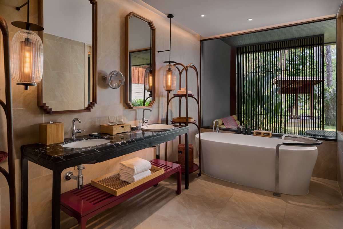 studio_kohler's tweet photo. The Andaz Pattaya Jomtien Beach hotel's design is inspired by the beauty of natural materials and the intricate carvings of Thai tradition. They carefully selected Kohler products to bring a contemporary twist to the bathroom suite design.

https://t.co/Cuajx3Insv https://t.co/TmO8CLTd9v