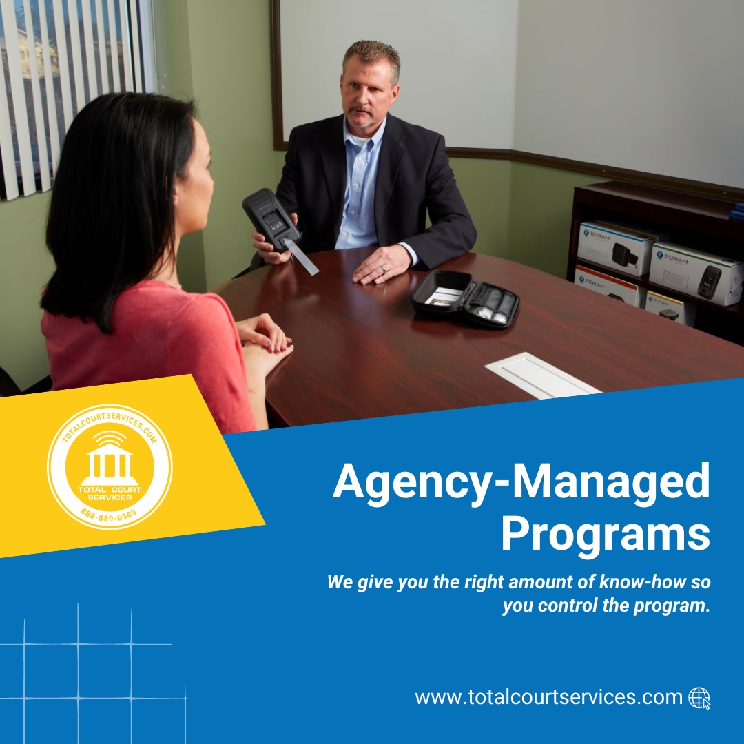 total_court's tweet image. Programs are perfect for courts or agencies wanting full control and visibility over their clients&apos; participation. 🌟

#lawandordertech #securemonitoring #criminaljusticetech #digitalsafety #smartjustice #lawenforcementtechnology #alcoholtesting #securetech #legalsolutions