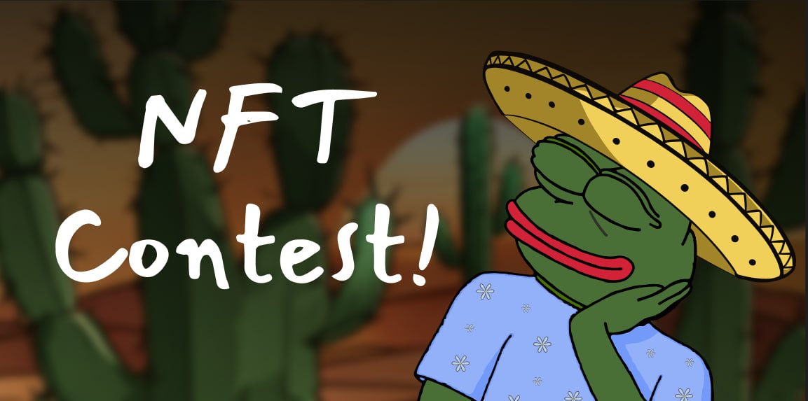 PEPEMEXICANOSOL's tweet photo. ❤️‍🔥 Our NFT contest is over! You sent us a lot of art and we are very grateful for it!❤️‍🔥

🔥 Right now our team will look at all the artworks and we will organize voting among our community. 

🌵 You will choose 5 artefacts from which we will make NFT collection! 🌵 

#Solana #NFT https://t.co/7Z555ENHFi