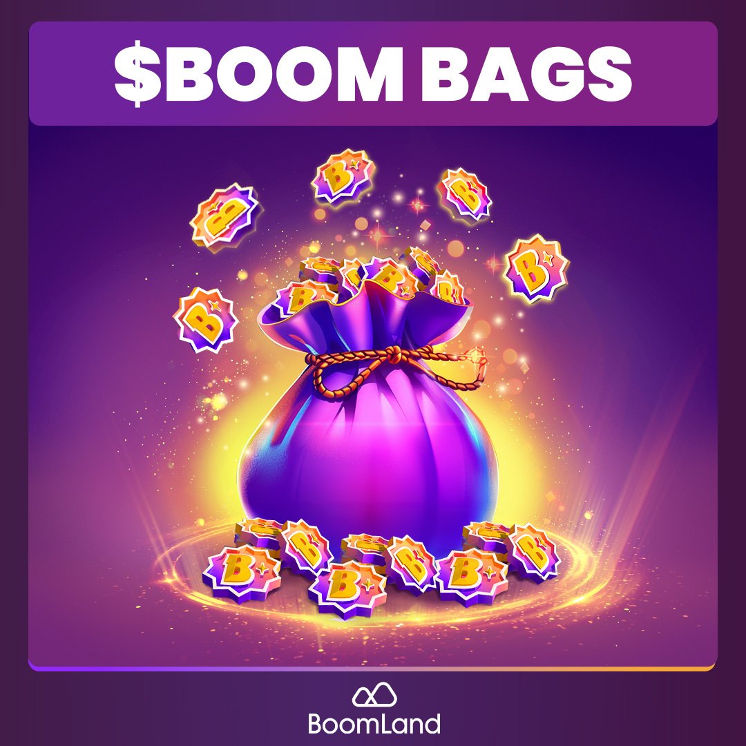 BoomLandGames's tweet photo. BOOM BAGS 💥

P2A rewards will be given as $BOOM Bags, an ERC1155 NFT.

This allows us to reward players right away for playing in Season 1. Players can choose to keep their $BOOM Bags to redeem later at the TGE or use them in Season 2.

In Season 2 of P2A, you can spend $BOOM to become stronger and increase your chances of earning more 🤑

Details 👇

$BOOM Bags will be worth 1,000/5,000/10,000/50,000/100,000 $BOOM and have a Redeem Date of Month 0/Month 1/Month 2.

For example: A 5,000 $BOOM Bag with Month 0 means you can redeem it for 5,000 $BOOM Tokens at the TGE.

$BOOM Bags earned in Season 1 will be distributed with 50% having Month 0 Redeem Dates and 50% having Month 1 Redeem Dates.

$BOOM Bags earned in Season 2 will be distributed with 50% having Month 1 Redeem Dates and 50% having Month 2 Redeem Dates.

However, you can choose to redeem them immediately for off-chain $BOOM to use in-game, no matter the Redeem Date.

$BOOM Bags can be traded on marketplaces like any other NFT with no taxes 🛒

Any $BOOM Bags redeemed in-game for off-chain $BOOM can be converted to on-chain $BOOM Tokens on TGE Month 2.