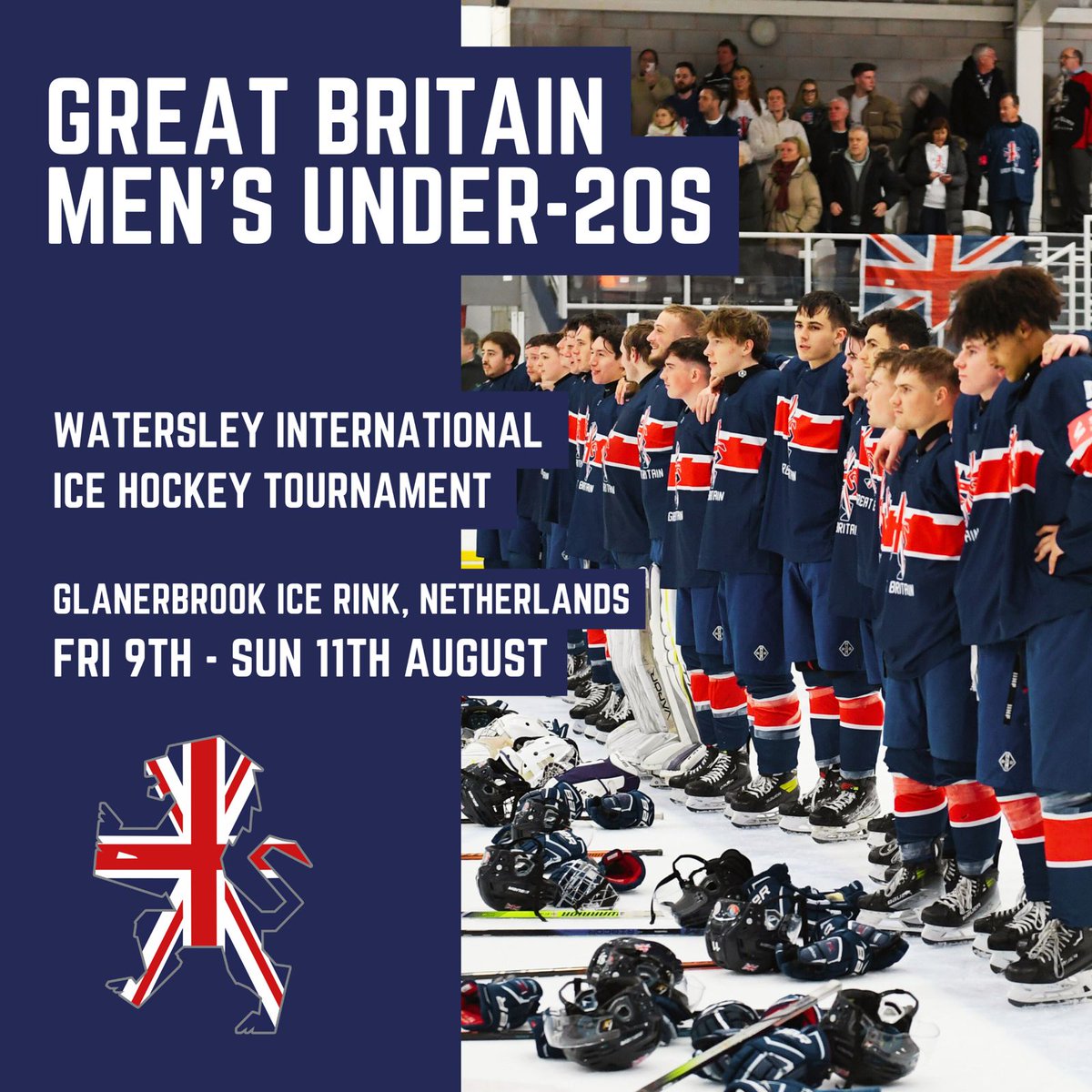 🇬🇧✈️ Great Britain Under-20s Men will travel to Netherlands for an international tournament next month.

🏒 GB U20s, Netherlands U20s, Belgium U20s and Kölner Haie U20s

📝 Read more ➡️ tinyurl.com/3dfsbnhm