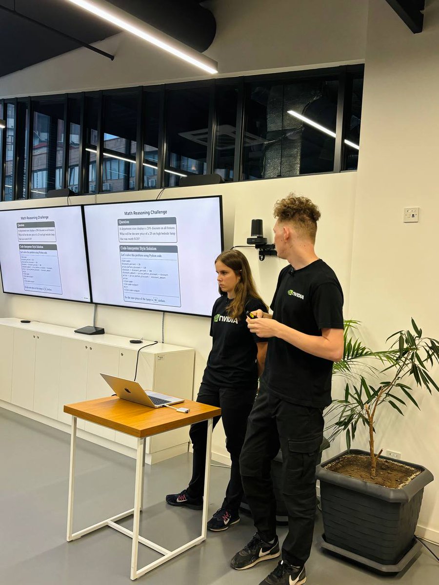 pydata_yerevan's tweet image. 🔹Yesterday, #PyDataYVN hosted its July meetup, the final of these meetup series. 

Ivan Moshkov and Daria Gitman gave a talk on building an #LLM for math reasoning without using proprietary data. 

💡The full video will be available soon on the PyData Global YouTube channel.