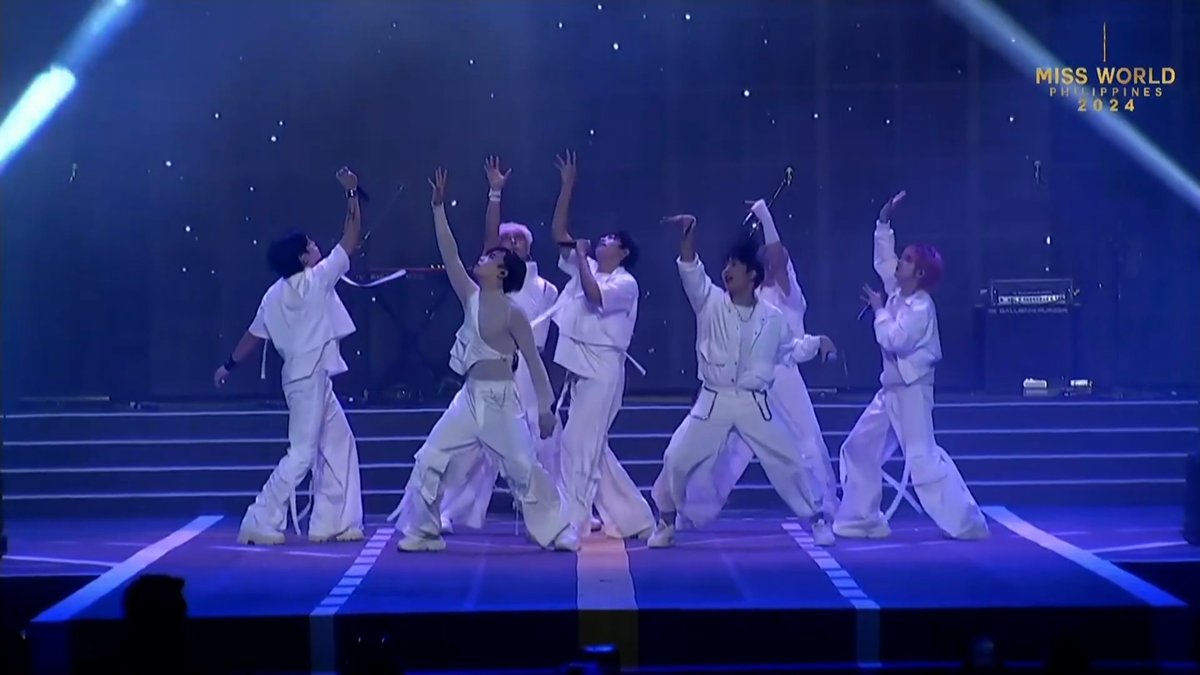 P-pop group <a href="/bilib_official/">BILIB</a> kicks off the #MissWorldPhilippines2024 coronation night more than an hour after its supposed starting time at 8 pm. 📸: Cignal 

LIVE UPDATES: rappler.com/entertainment/…