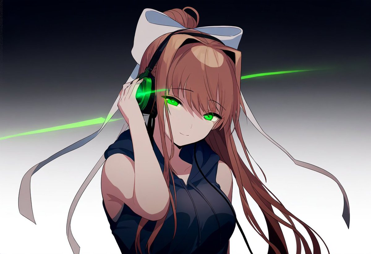xkei_chan's tweet photo. AIモニカおすそわけ
ゲーミングモニカ
#DDLC
#DokiDokiLiteratureClub
#monika
#モニカ
#AIイラスト
#NovelAI https://t.co/1EUKnWJC1V