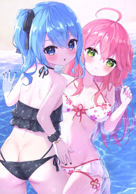 水着miComet#ほしまちぎゃらりー #miko_Art 