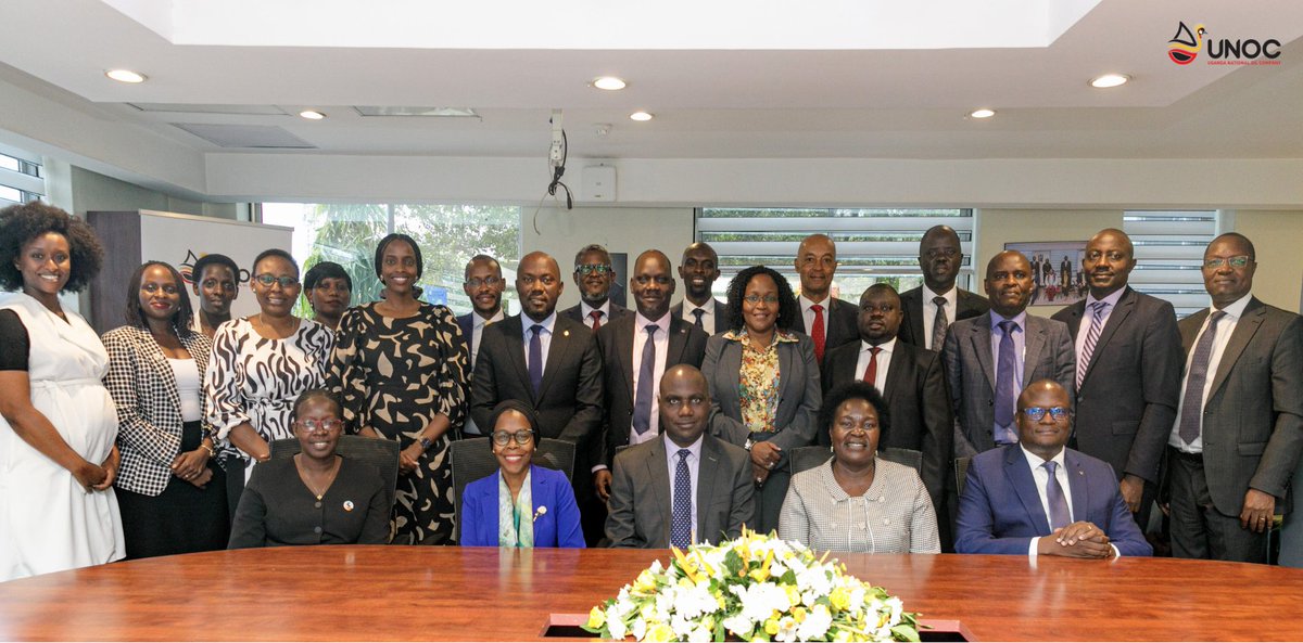 UNOC_UG's tweet photo. Today, UNOC held its 7th Annual General Meeting, attended by Hon. @NankabirwaRS, the Minister of @MEMD_Uganda, Hon. @henrymusasizi1, the Minister of State for @mofpedU, our Board of Directors, and UNOC’s Executive Committee.

The Shareholders were appraised of the company's operations and projects and were able to lay strategic plans for the year ahead.