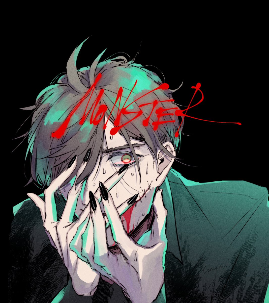 「That you're afraid of monsters, monsters」|イズミのイラスト