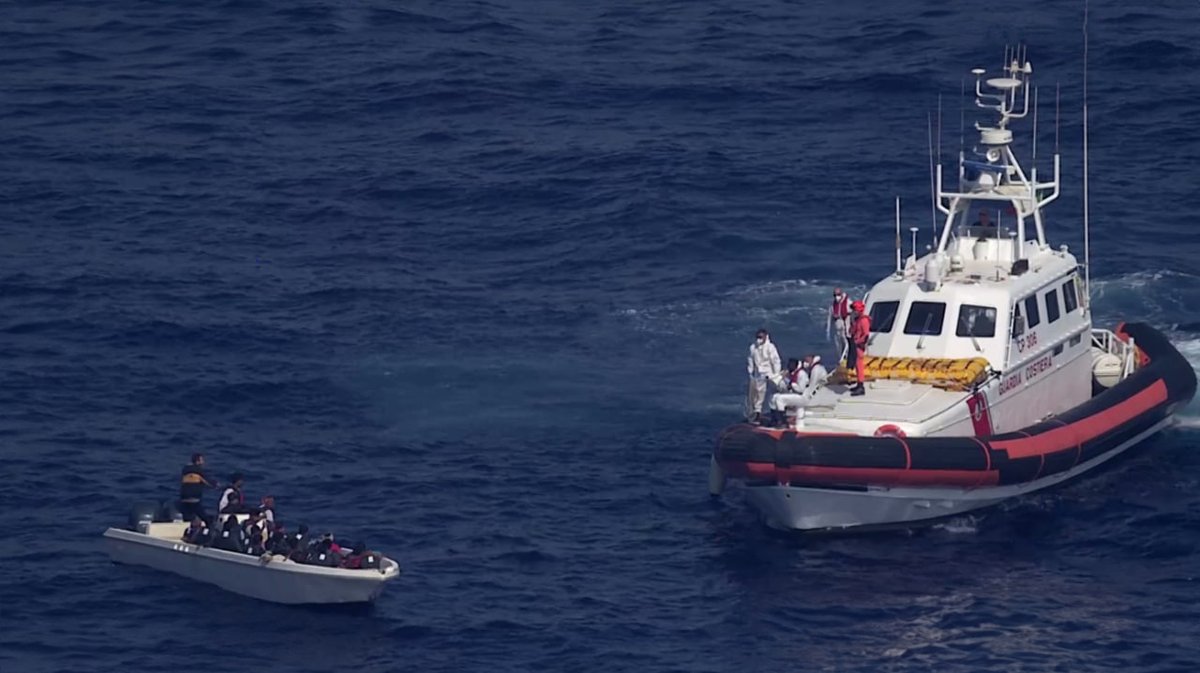 Frontex (@frontex) on Twitter photo United in our mission to save lives at sea ๐
Recently, a #Frontex plane, alongside Maltese and Italian authorities, rescued 56 people in the Central Mediterranean. Our plane spotted the boat in distress and alerted authorities. Later, it guided <a href="/guardiacostiera/">Guardia Costiera</a> to save around a United in our mission to save lives at sea ๐
Recently, a #Frontex plane, alongside Maltese and Italian authorities, rescued 56 people in the Central Mediterranean. Our plane spotted the boat in distress and alerted authorities. Later, it guided <a href="/guardiacostiera/">Guardia Costiera</a> to save around a