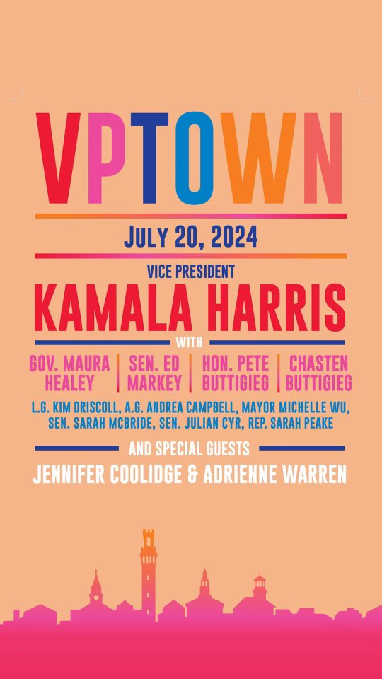 JeremyComeau's tweet photo. See you tomorrow Madam Vice President @KamalaHarris, Sec. @PeteButtigieg, @Chasten, @JENCOOLIDGE and so many others! #mapoli #OutForBiden #BidenHarris2024 https://t.co/NkTWLH60rN