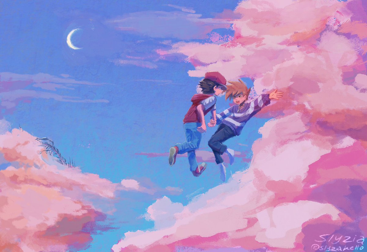SlyziaKello's tweet image. A blissful evening 
#reguri #レグリ #originalshipping