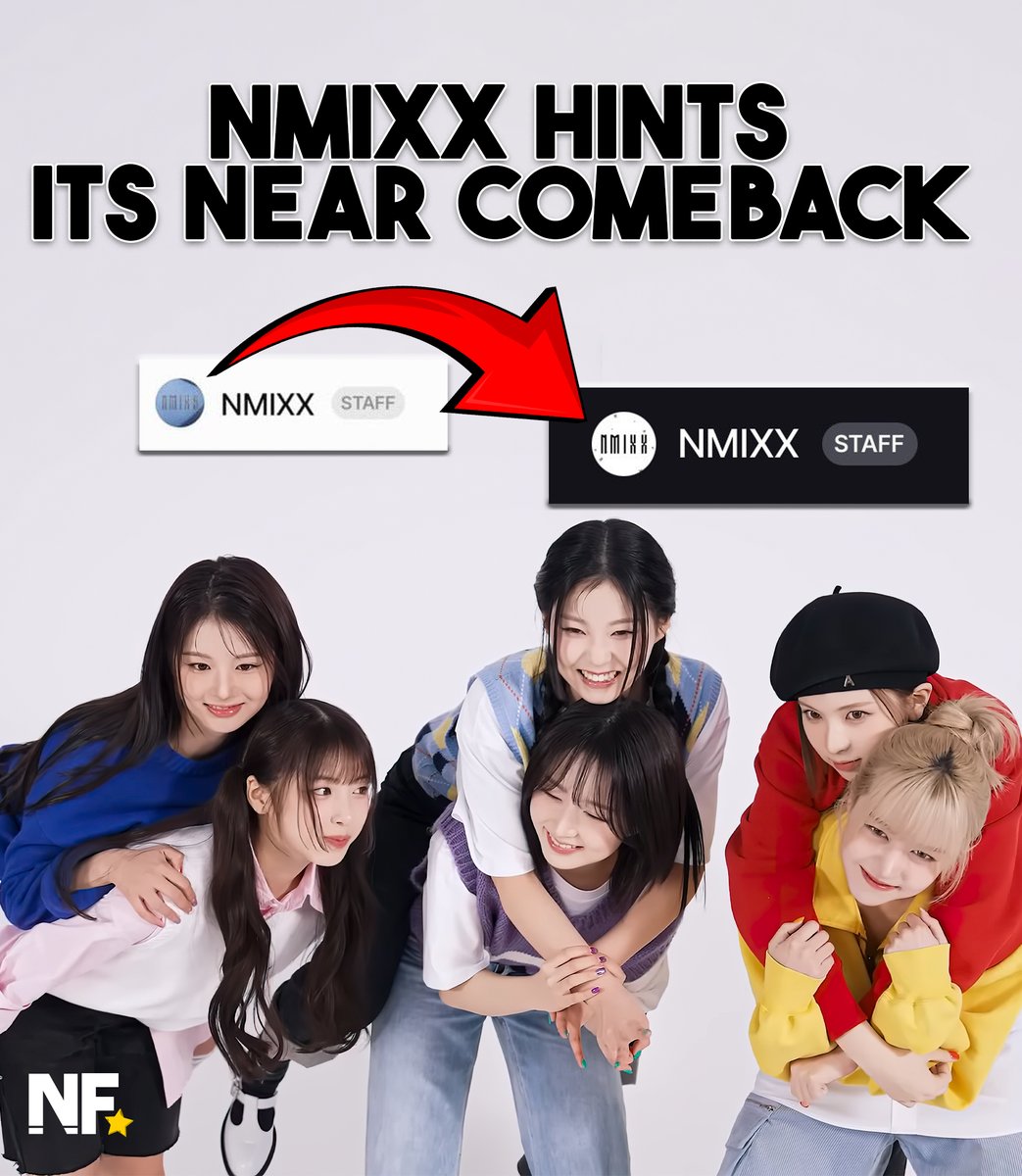 NMIXX has finally hinted at its Near Comeback! 🤗

Recently, NMIXX updated the logo of their JYP Fans account. 

#NMIXX #엔믹스