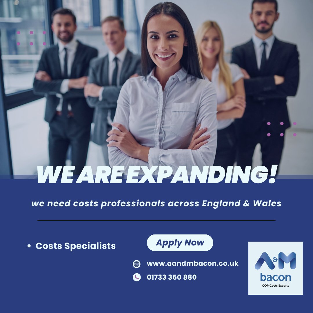 Are you an experienced professional with expertise in Court of Protection costs? Do you have a keen eye for detail and a passion for delivering exceptional results? We want to hear from you! To get in touch, please email Paul.Cruickshanks@aandmbacon.co.uk