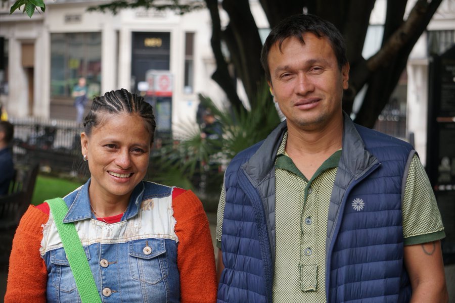 reds_transforma's tweet photo. Ruby Arteaga y José Roviro López,  miembros de la comunidad realizaron una gira de incidencia por Francia, Suiza, Austria, Noruega y Gran Bretaña donde se reunieron con diversas autoridades para exponer la difícil situación de la comunidad y tejer lazos. 

#GiraEuropaCdP https://t.co/smI5aaBCi7