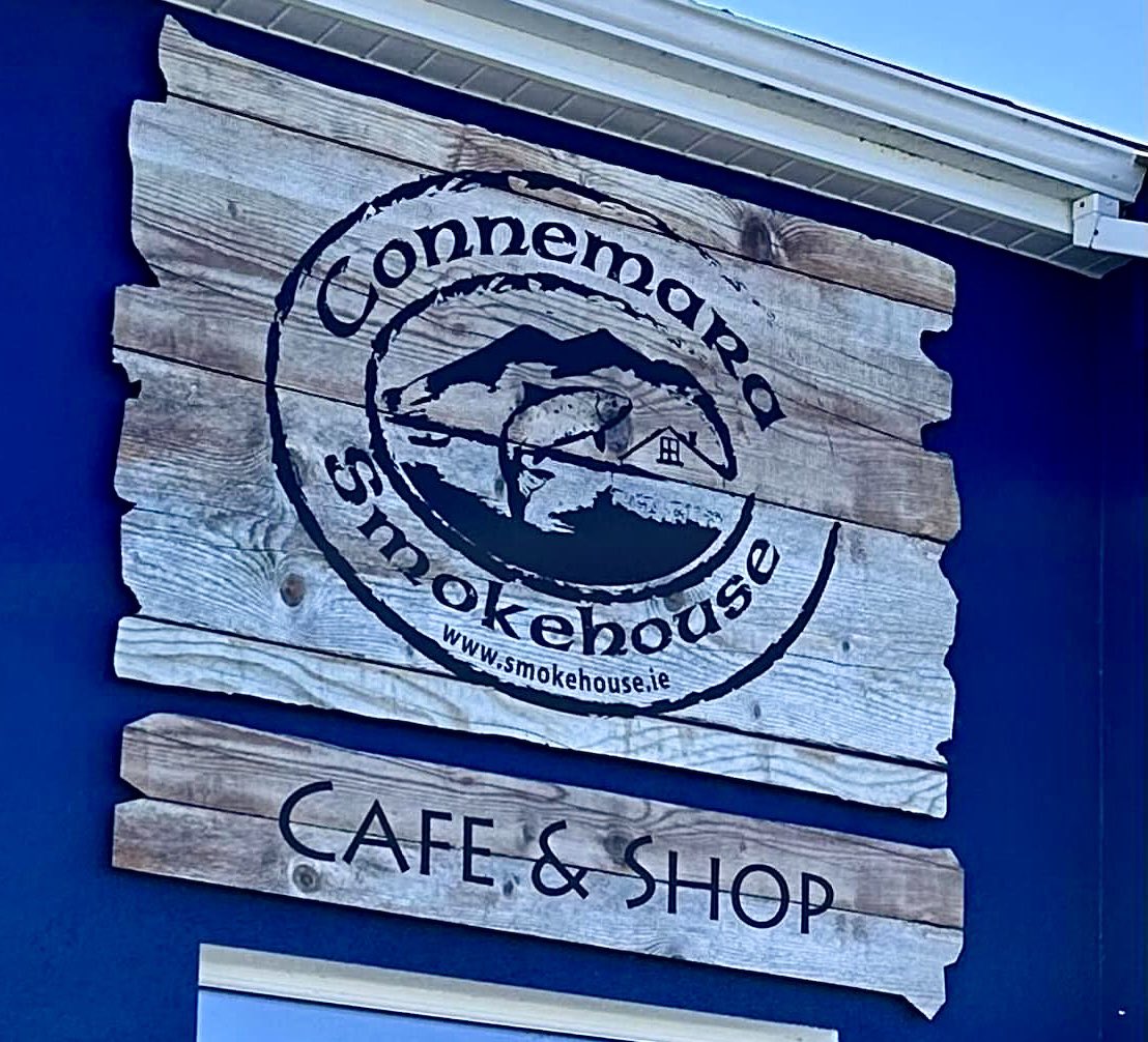 Connemara Smokehouse Cafe &amp; Shop
Open all Day: 
Monday to Friday 10am to 5pm
Saturday 10am to 5pm
Connemara Smokehouse Specials
Served: 12pm to 3pm
#cafe #ballyconneely #bunowenbay #connemarasmokehouse #organicsmokedsalmon #connemarasmokehousetastingplate #cakes #coffeelovers