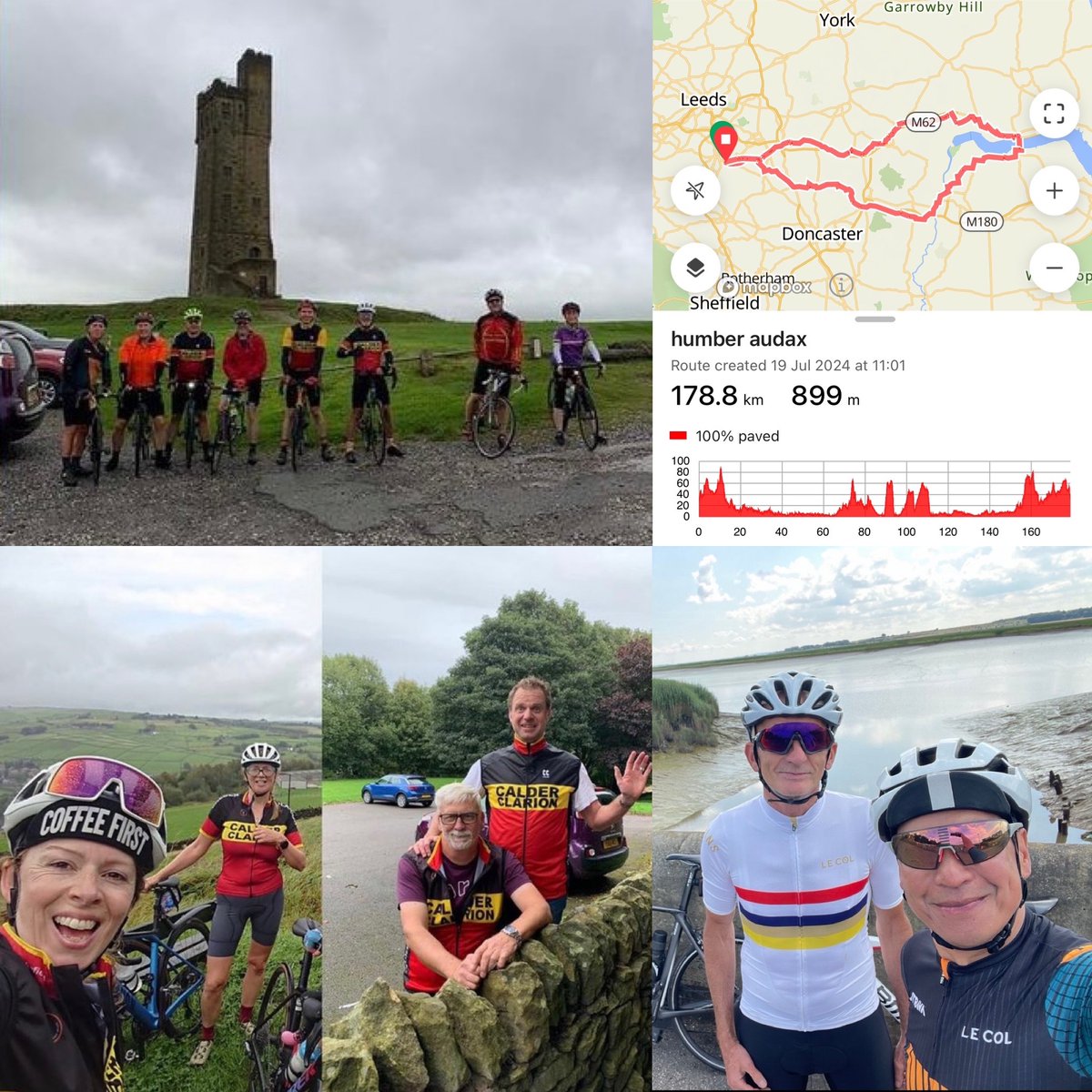 Audax route (starting 8am-8.30am - collect your Brevet card from Thornes Park) - ridewithgps.com/routes/47641783

Alternative Ride (starting 9am) - ridewithgps.com/routes/31650536