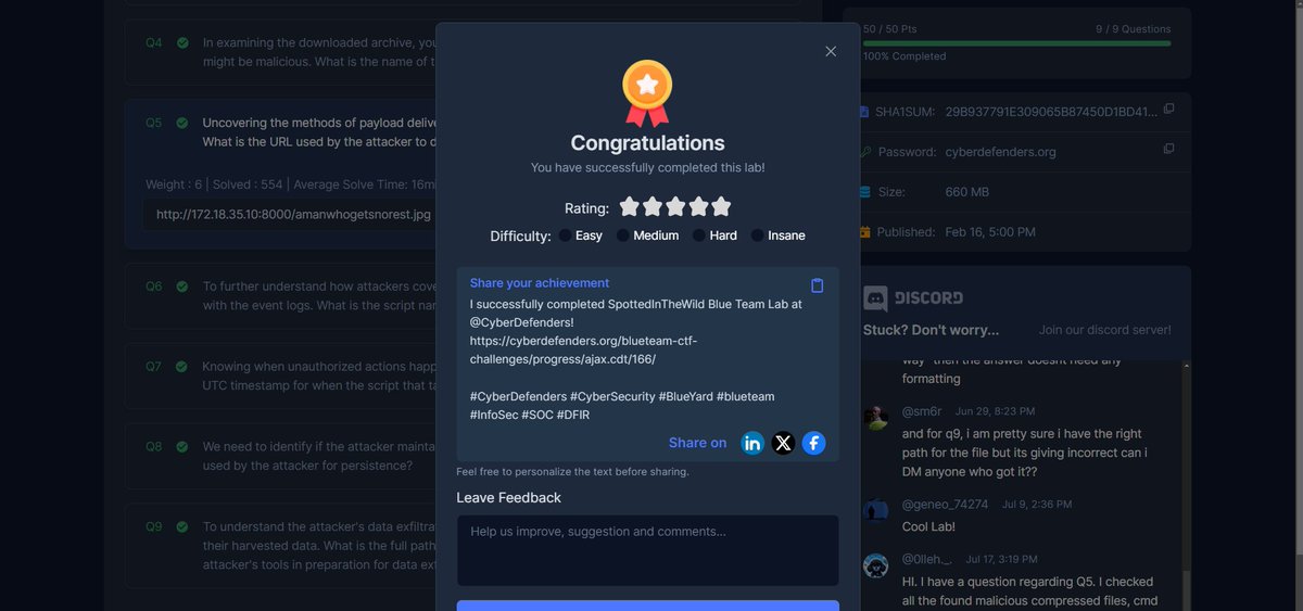Mydeen4u's tweet photo. Team Ajax
For round 3 of the #CyberDefenseTrack challenge, the incident response challenge comprised activities related to incident response, brute force attack mitigation, and log analysis. The challenge honed our ability to identify, analyze, and respond to security events. https://t.co/E8D5ZhCHLY
