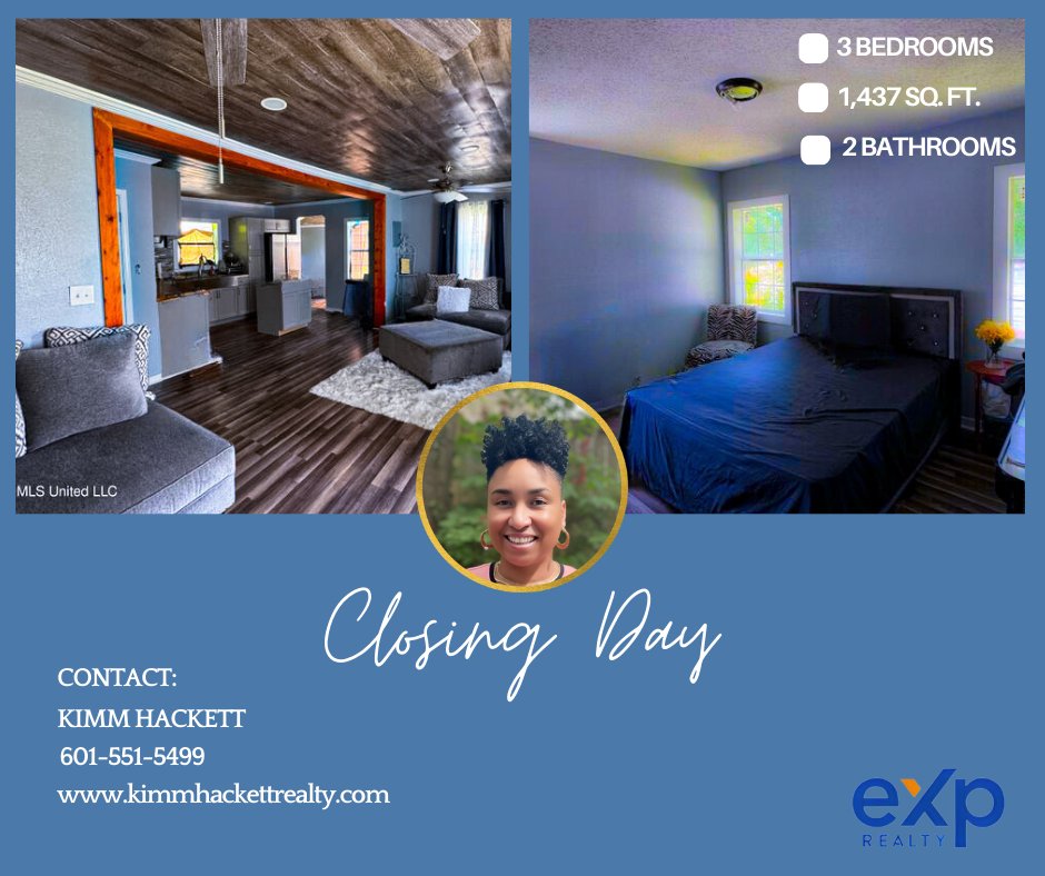 KimmHackett's tweet image. Closing Day!

#closingday #homeforsale #pearlms #realestate #kimmhackett #realtorms #mississippirealtor #realestatelife #justsold #justlisted #mississippihomes #MississippiRealEstate #MississippiRealtor #MoveToMississippi #MississippiLiving #JacksonMSRealEstate