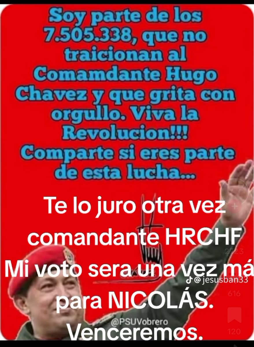 i TE LO JURO COMANDANTE ! ... Y VOS ? ...