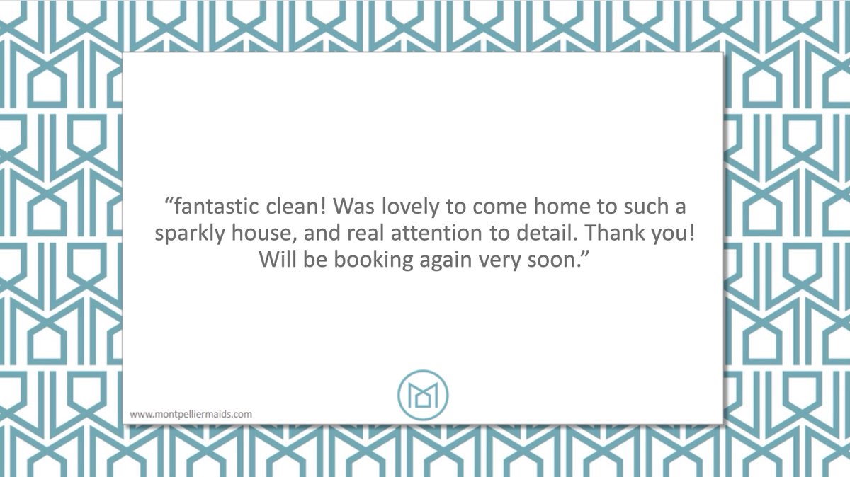montpmaids's tweet photo. #feedbackfriday she’s a keeper for sure, thank you, lovely client!🙏🏼 Well done to all our teams this week, working hard as always🥇Wishing you all a happy weekend☀️ #cleaners #cheltenham https://t.co/UTV4VL9F2V