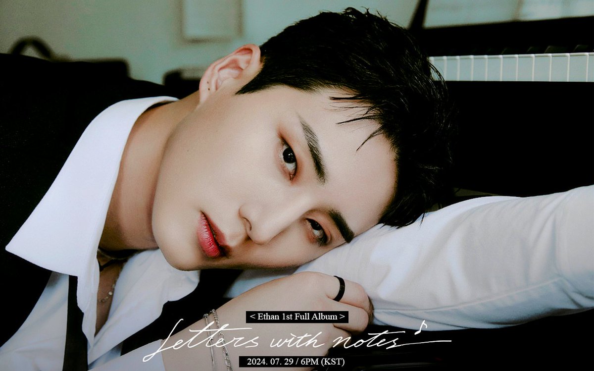 gm_coda's tweet photo. 📷 | Anunciado o comeback solo do Ethan com seu 1st Full Album "Letters with notes" previsto para o dia 29/07. E essas foram as fotos conceituais liberadas!

#CODA #ETHAN #LettersWithNotes https://t.co/d9eyXUv30q