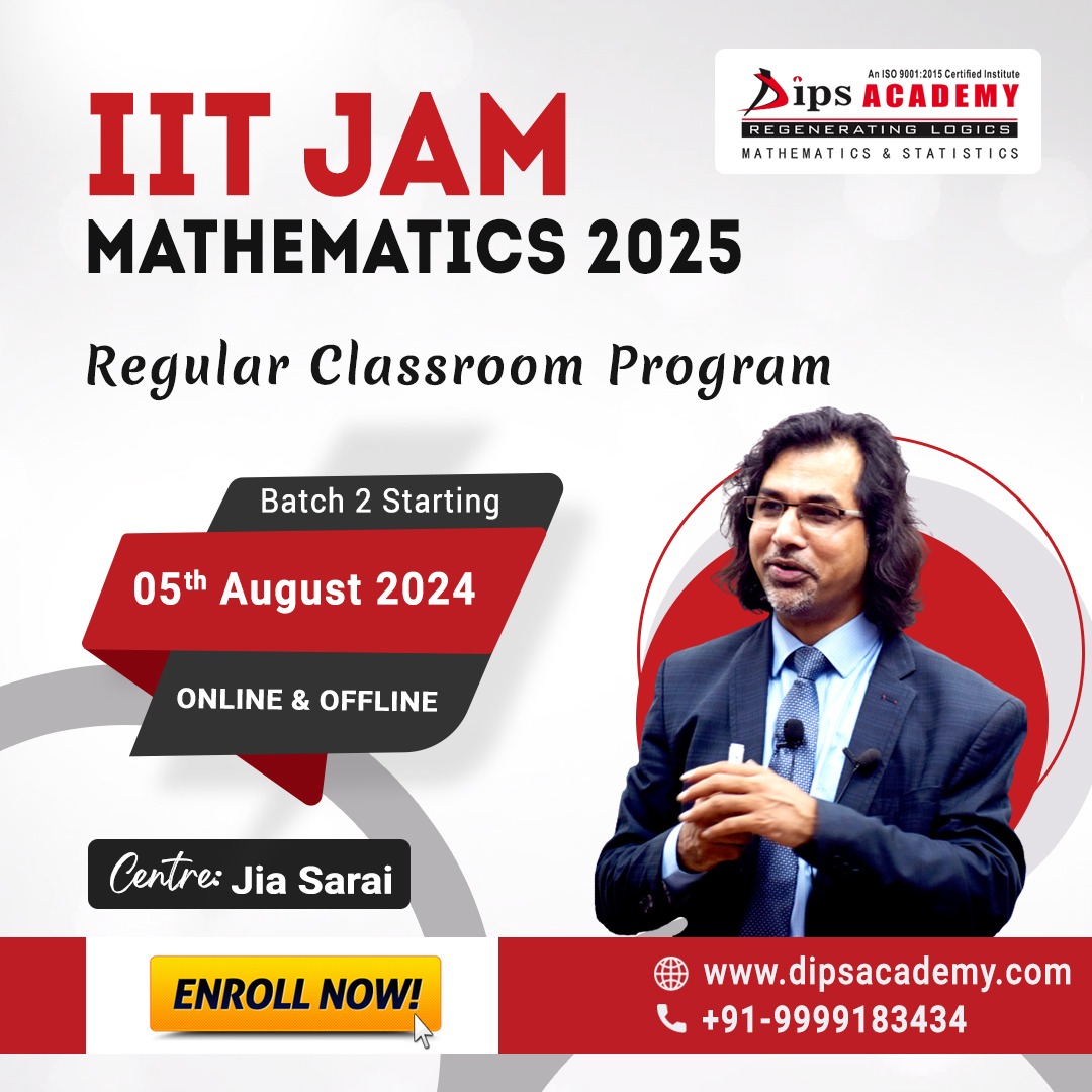 dipsacademymath's tweet image. Dreaming of cracking #𝐈𝐈𝐓𝐉𝐀𝐌 𝐌𝐚𝐭𝐡𝐬 𝟮𝟬𝟮𝟱 𝗘𝘅𝗮𝗺? Our exclusive 𝗢𝗻𝗹𝗶𝗻𝗲 &amp;amp; 𝗢𝗳𝗳𝗹𝗶𝗻𝗲 batches are here to guide you to success

Starting: 𝟎𝟓 𝐀𝐮𝐠𝐮𝐬𝐭 𝟐𝟎𝟐𝟒

Join: bit.ly/jam-maths

#Mathematics #jammath #IIT #iisc #nit #learning #CyberAttack