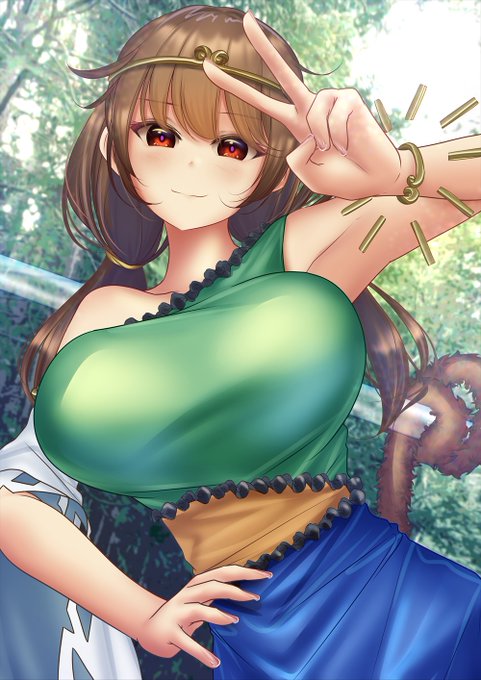 ドヤ顔ピース美天ちゃん 