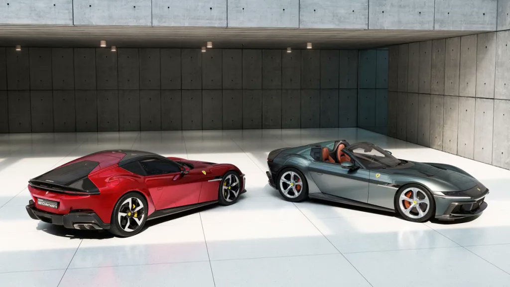 GDiCmotors's tweet photo. Petrolheads Rejoice - Say hello to the #Ferrari 12Cilindri
Aimed at connoisseurs of the iconic V12 engine, the 830-cv Ferrari 12Cilindri is inspired by the Ferrari Gran Turismo cars of the 1950s and ‘60s
https://t.co/Ekp0XiRbuD

#luxurycars #supercars #v12engine 📷 #petrolcars https://t.co/7KmZsHszDS