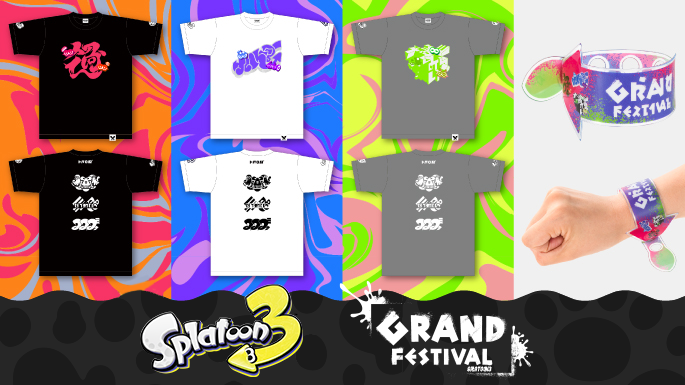 SplatoonNA's tweet photo. T-shirts for each Grand Festival team are available for pre-order today! A chance to get a festival wristband with Platinum Points at #MyNintendo will come at a later date. 

Grab a T-shirt and stay tuned for more! https://t.co/B0xUoFaYln https://t.co/fbAt1D0uWY