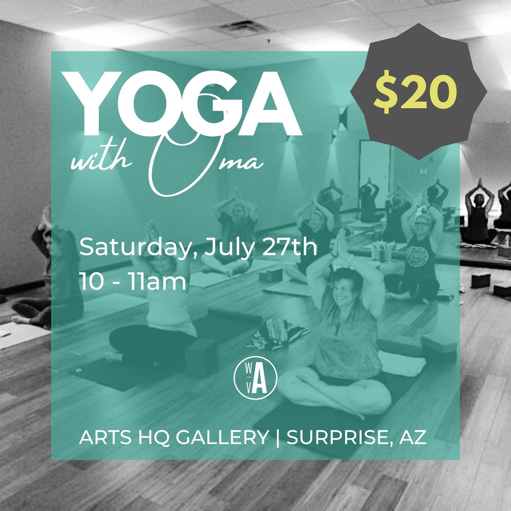 westvalleyarts's tweet photo. Yoga in an Art Gallery?? Yes Please!! Join Instructor Heike Newman as she leads yoga at the Arts HQ Gallery, Saturday, July 27th. Space is limited, so reserve your spot by following the link in profile 👉🏽 Upcoming Events https://t.co/c1oI6eCLaF